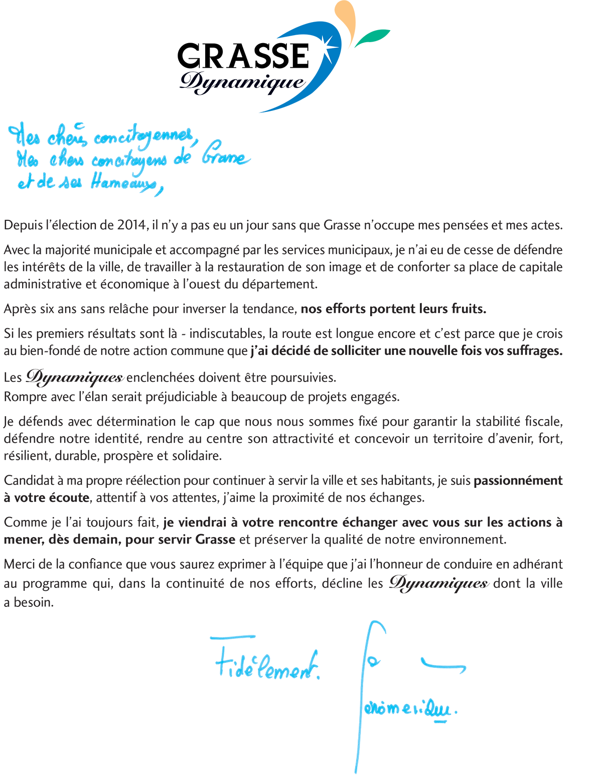 lettre de candidature